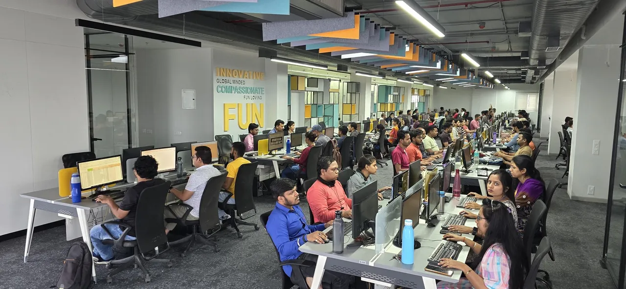 The main floor — StaffCloud office, Gondia